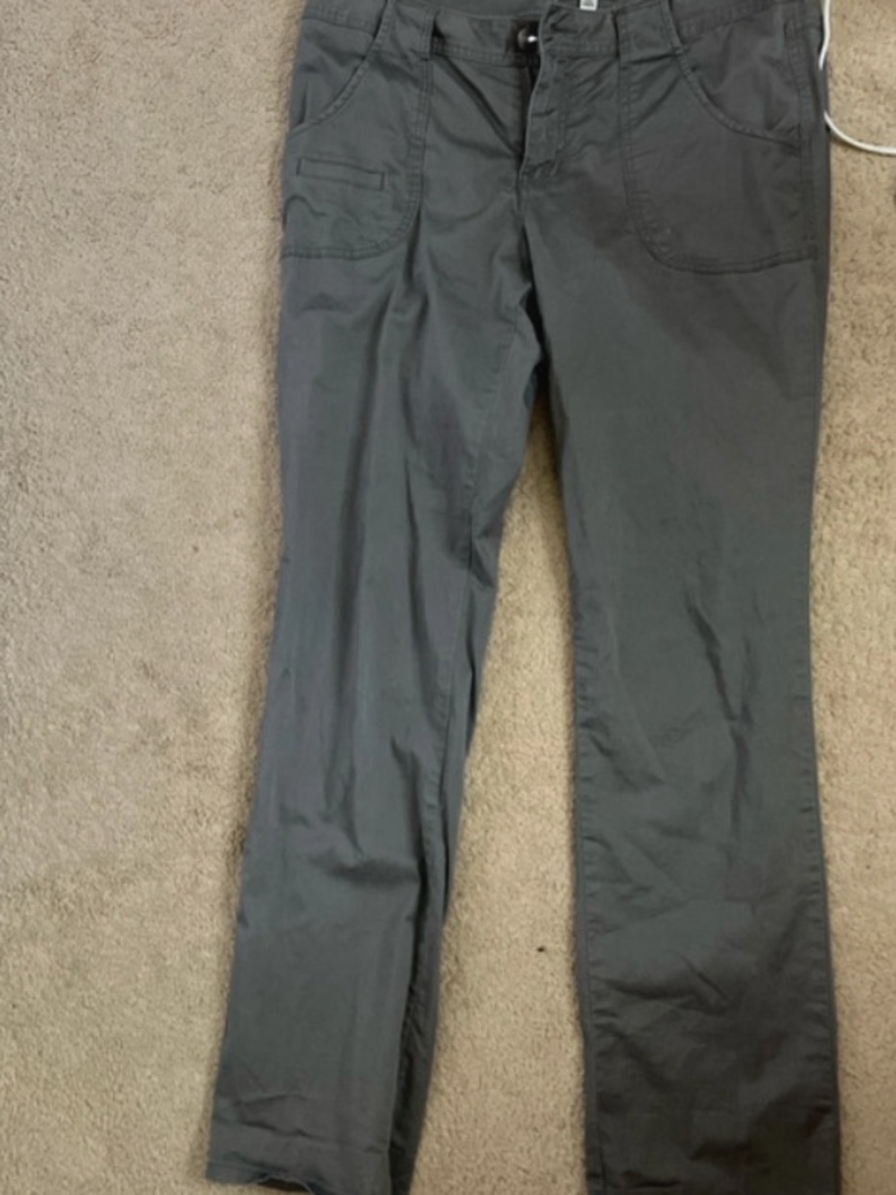 CAbi Men's Chinos in Charcoal Gray